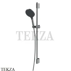 Bossini APICE Душевой комплект с ручным душем, штангой, держателем DA5059-N.030, хром глянец