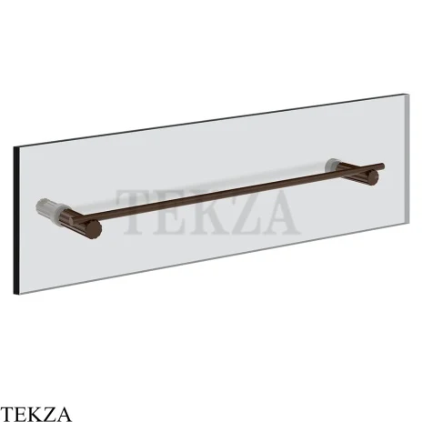 Gessi Incastri Полотенцедержатель для крепления на стекло, 45 см 75513-845, бронза Dark Brush