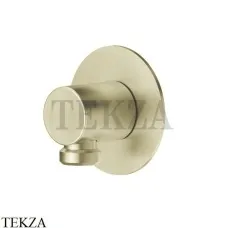 Newform Подключение воды к стене, вывод для шланга 69699X.59.098, PVD Brushed pale gold