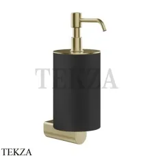 Gessi RILIEVO Дозатор для жидкого мыла, композит черный 59514-727, Brushed Brass