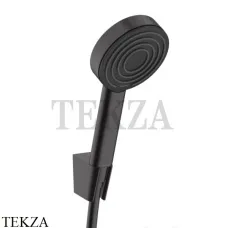 Hansgrohe Pulsify Ручной душ 105 1jet с держателем и шлангом 24301670, черный матовый