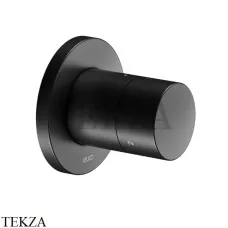 Keuco IXMO Pure Вентиль переключатель на 3 потока, круг, внешняя часть 59548370001, черный матовый