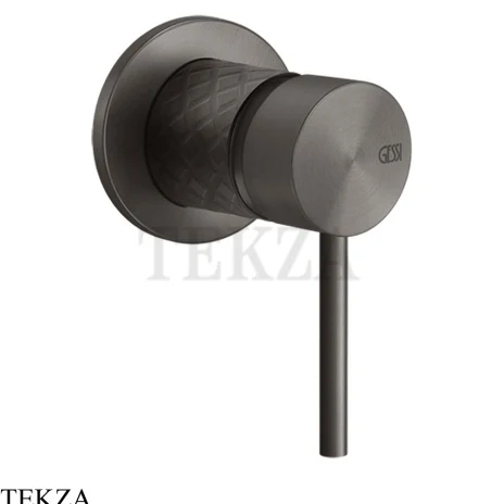 Gessi 316 INTRECCIO Рычаг управления настенный, внешняя часть 54119-707, Black Metal Brushed PVD