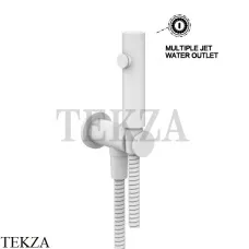 Gessi Total look Гигиенический душ с выводом воды и держателем 45123-279, White CN