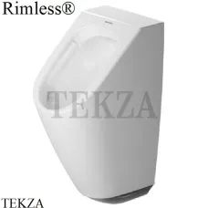 Duravit ME by Starck Писсуар, без ободка, электронный от сети 2809310093, белый глянец