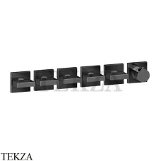 Gessi Rettangolo shower Термостат на 5 потоков, внешняя часть 44340-706, Black Metal