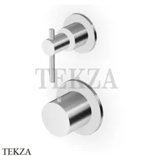 Zucchetti Helm Термостат для душа на 1 поток, внешняя часть ZHL801.X, нержавеющая сталь brushed