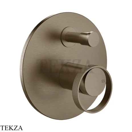 Gessi ANELLO Смеситель для душа круглый, на 2 потока 63377-761, Coffee Bronze Br. PVD