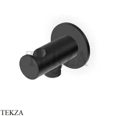 Zucchetti Вывод для душа с держателем Z93933.P81, brushed total black PVD