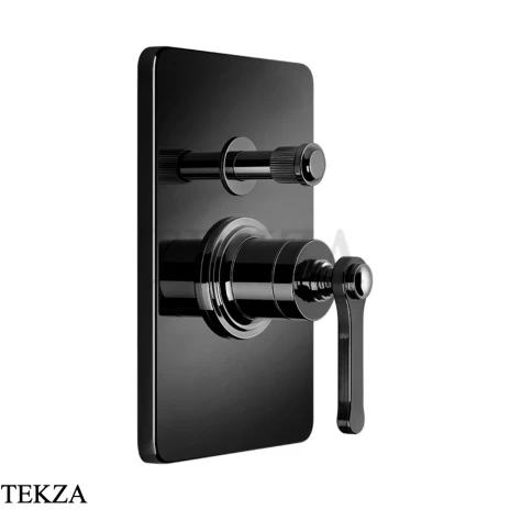 Gessi VENTI20 Смеситель для душа, 2 поток, внешняя часть 65079-706, Black Metal PVD