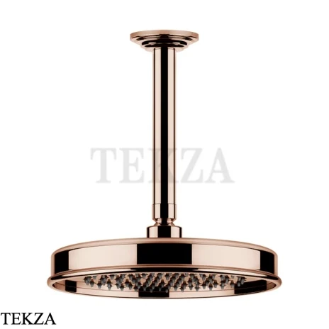 Gessi VENTI20 Верхний душ 200 с потолочным креплением под размер 65150-030, Copper PVD