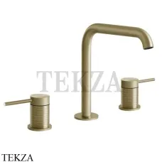 Gessi 316 TRAME Смеситель для раковины, без сливного гарнитура 54312-727, Brushed Brass