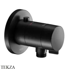 Keuco IXMO solo Термостат для душа с выводом, круг, внешняя часть 59554370001, черный