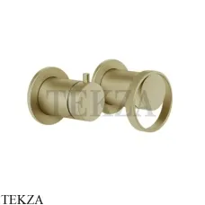 Gessi ANELLO Смеситель для душа с переключателем 2 потока ванна-душ 63380-727, Brushed Brass Gessi ANELLO Смеситель для душа с переключателем 2 потока ванна-душ 63380-727, Brushed Brass