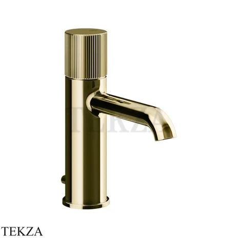 Gessi Habito RIGATO Смеситель для раковины, с донным клапаном 70501-710, Brass PVD