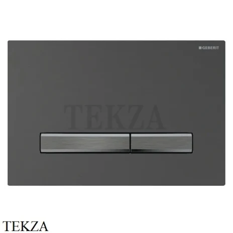 Geberit Sigma50 Клавиша смыва латунь 115.671.QD.2, антрацит-хром черный