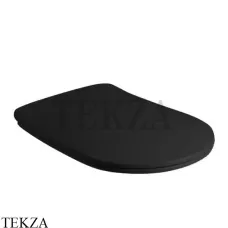 Kerasan Nolita Сиденье для унитаза SLIM микролифт 539131, черный матовый