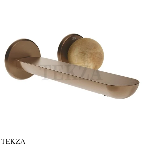 Gessi Perle Смеситель для раковины, внешняя часть 74388-708, медь Brushed