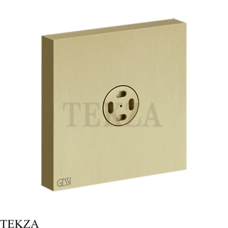 Gessi Rettangolo shower BODY JETS Боковая форсунка с распылителем 32979-727, Brushed Brass PVD