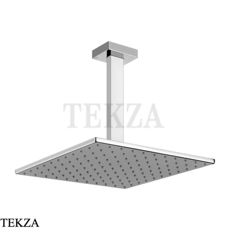 Gessi Rettangolo shower Верхний душ с потолочным кронштейном 15186-031, Хром глянец