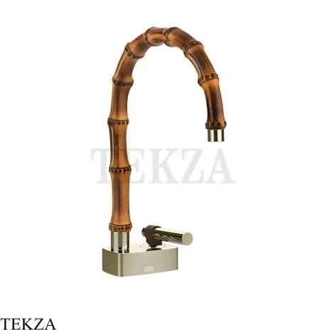 Gessi Jacqueline Смеситель для раковины, без донного клапана 77001-720, никель глянец
