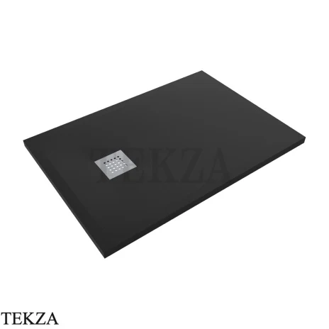 Flaminia CM3 поддон душевой керамический 70×100×3 см, чёрный Nero матовый