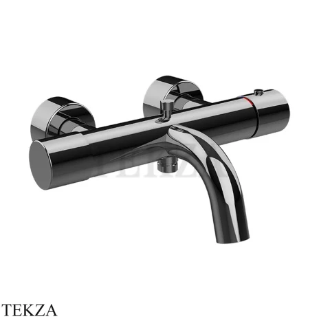 Gessi Habito UNITO Термостатический смеситель для ванны с изливом 70013-706, Black Metal PVD