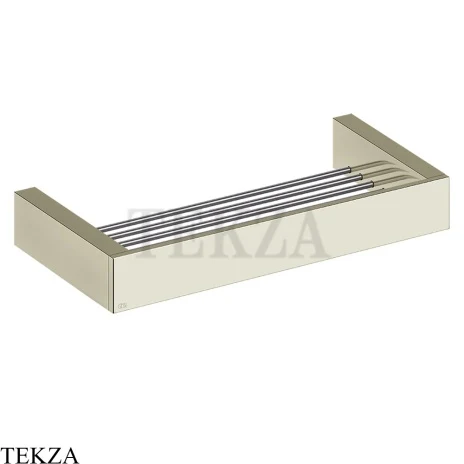 Gessi Rettangolo Решетка-полка в душевую зону 30 см 20947-720, Nickel PVD