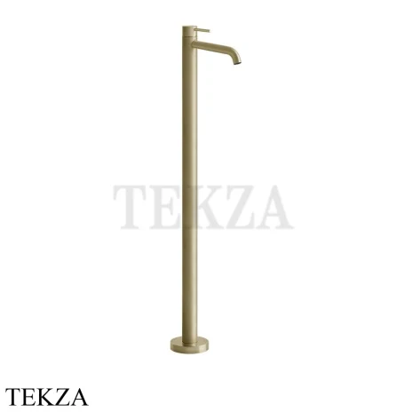 Gessi 316 FLESSA Смеситель для раковины напольный, внешняя часть 54097-727, Brushed Brass PVD