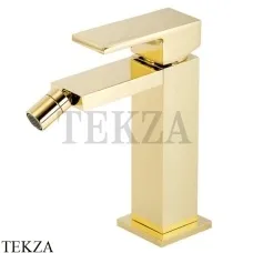 Migliore Kvant GOLD Смеситель для биде, с донным клапаном 25398, золото глянец