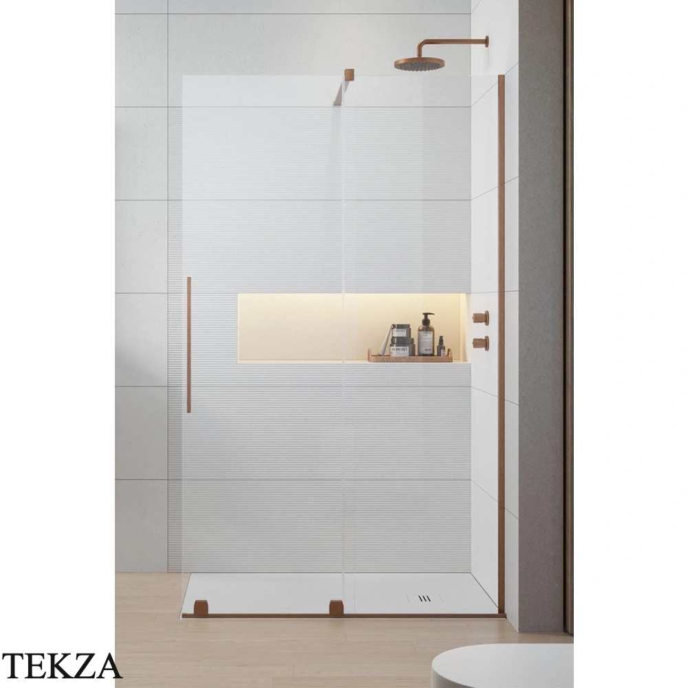 Radaway Furo Walk-in Душевая дверь 73,8 см, правая, 10106738-93-01R, брашированная медь