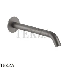 Fantini Nostromo Излив настенный для раковины 25 см 50P58431, Matt Gun Metal