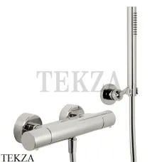 FIMA Carlo Frattini Spillo UP Термостат для душа настенный, с гарнитуром F4275SN, Brushed nickel FIMA Carlo Frattini Spillo UP Термостат для душа настенный, с гарнитуром F4275SN, Brushed nickel
