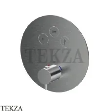 Newform X-Steel 316 Термостат для душа, 3 потока, сталь 70427EX.59.064, PVD Brushed gun metal Newform X-Steel 316 Термостат для душа, 3 потока, сталь 70427EX.59.064, PVD Brushed gun metal