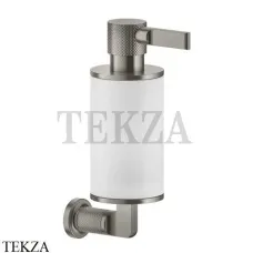 Gessi INCISO accessories Дозатор для жидкого мыла или лосьона, белый 58513-149, Finox Brushed Nickel