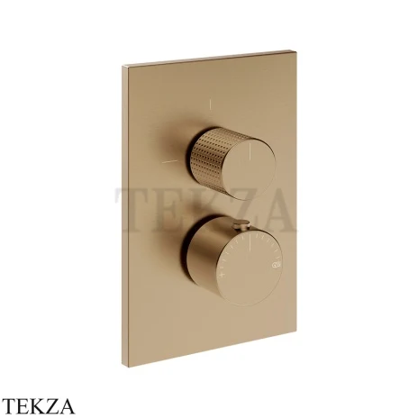 Gessi Habito CESELLO Смеситель для душа 3 потока, внешняя часть 70439-726, Warm Bronze Br. PVD