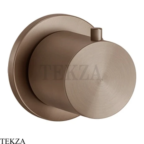 Gessi 316 WELLNESS Запорный вентиль, внешняя часть 54564-708, Copper Brushed PVD