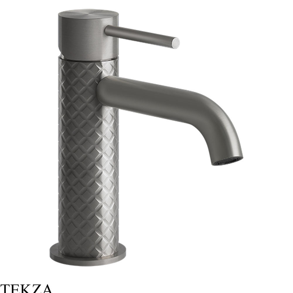 Gessi 316 INTRECCIO Смеситель для раковины, без сливного гарнитура 54102-239, Steel Brushed