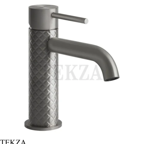Gessi 316 INTRECCIO Смеситель для раковины, без сливного гарнитура 54102-239, Steel Brushed