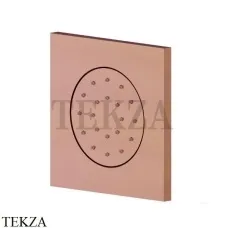 Newform Боковая форсунка квадратная, встраиваемая 563E.59.067, PVD Br. Copper Bronze