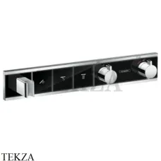 Hansgrohe RainSelect Термостатический модуль, 3 потока, внешняя часть 15356600, черный/хром Hansgrohe RainSelect Термостатический модуль, 3 потока, внешняя часть 15356600, черный/хром