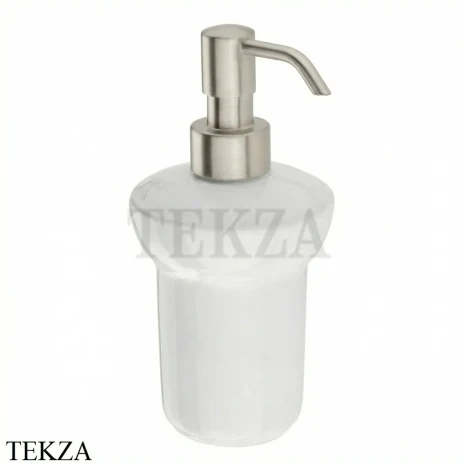 Nicolazzi Запасной дозатор для держателя, керамика R1489NS, Satin nickel