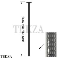 Gessi 316 MECCANICA Излив для раковины потолочный под размер 54296-299, Black XL