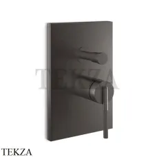 Gessi INGRANAGGIO Смеситель для душа, 2 потока, внешняя часть 63577-707, Black Metal Brushed Gessi INGRANAGGIO Смеситель для душа, 2 потока, внешняя часть 63577-707, Black Metal Brushed