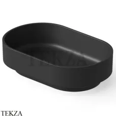 Dea Design Washbasins Раковина настольная овальная Solid Surface DD9097 560 16, Black №16