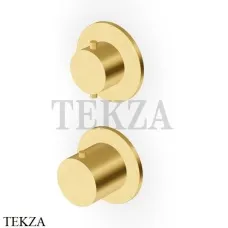 Zucchetti Helm Термостат для душа на 2-3 потока, внешняя часть ZHE806.XP41, brushed gold PVD