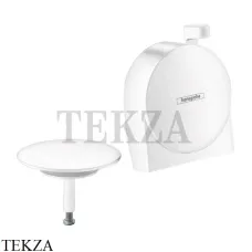 Hansgrohe Exafill S Внешняя часть излива для слива и перелива 58117700, белый матовый Hansgrohe Exafill S Внешняя часть излива для слива и перелива 58117700, белый матовый