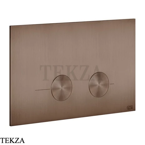 Gessi Total look Клавиша смыва для инсталляции SANIT, Villeroy&Boch, 54619-708, Copper Brushed PVD