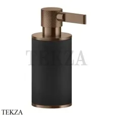 Gessi INCISO accessories Дозатор настольный для жидкого мыла, черный 58538-708, Copper Brushed