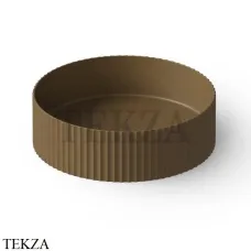 Dea Design Washbasins Раковина настольная Solid Surface DD9812 400 1, Dark Camel №1